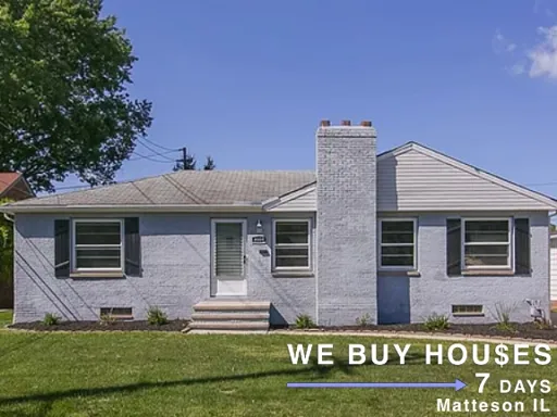 we buy houses for cash near me Matteson
